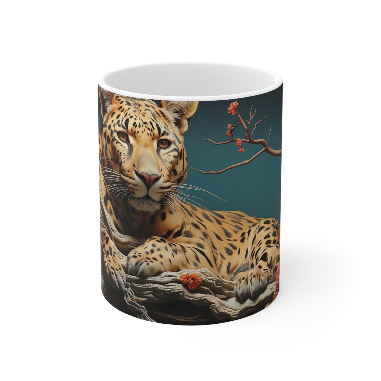 Show your love for African wildlife with this 11oz ceramic mug, perfect for coffee or tea