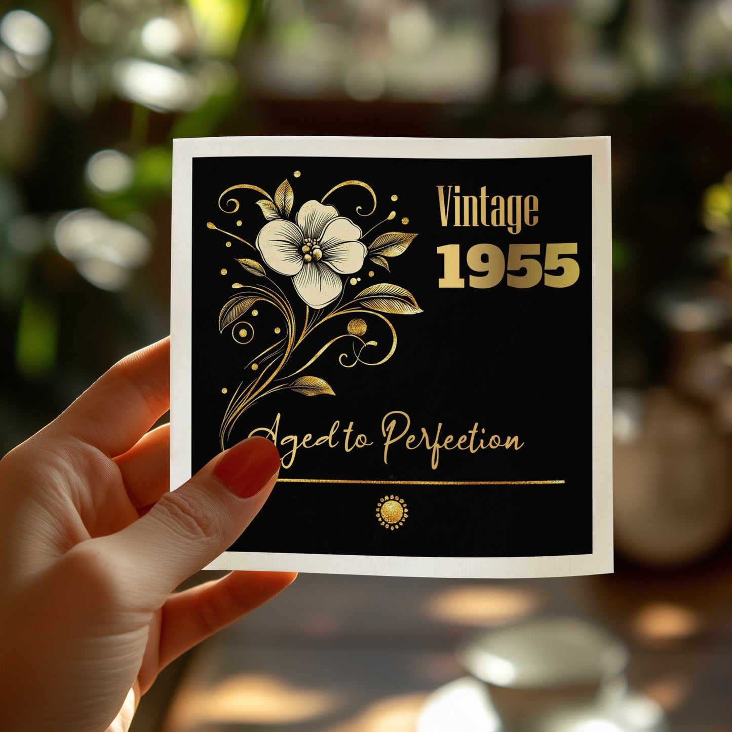 Classy 3-ply birthday napkins with Aged to Perfection print, great for hot or cold beverages, available in sets.