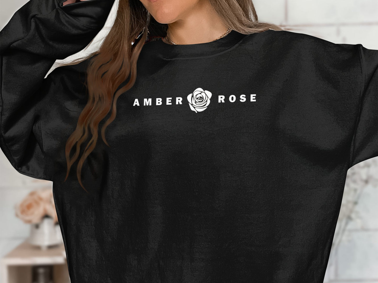 Amber Rose Sweatshirt Black