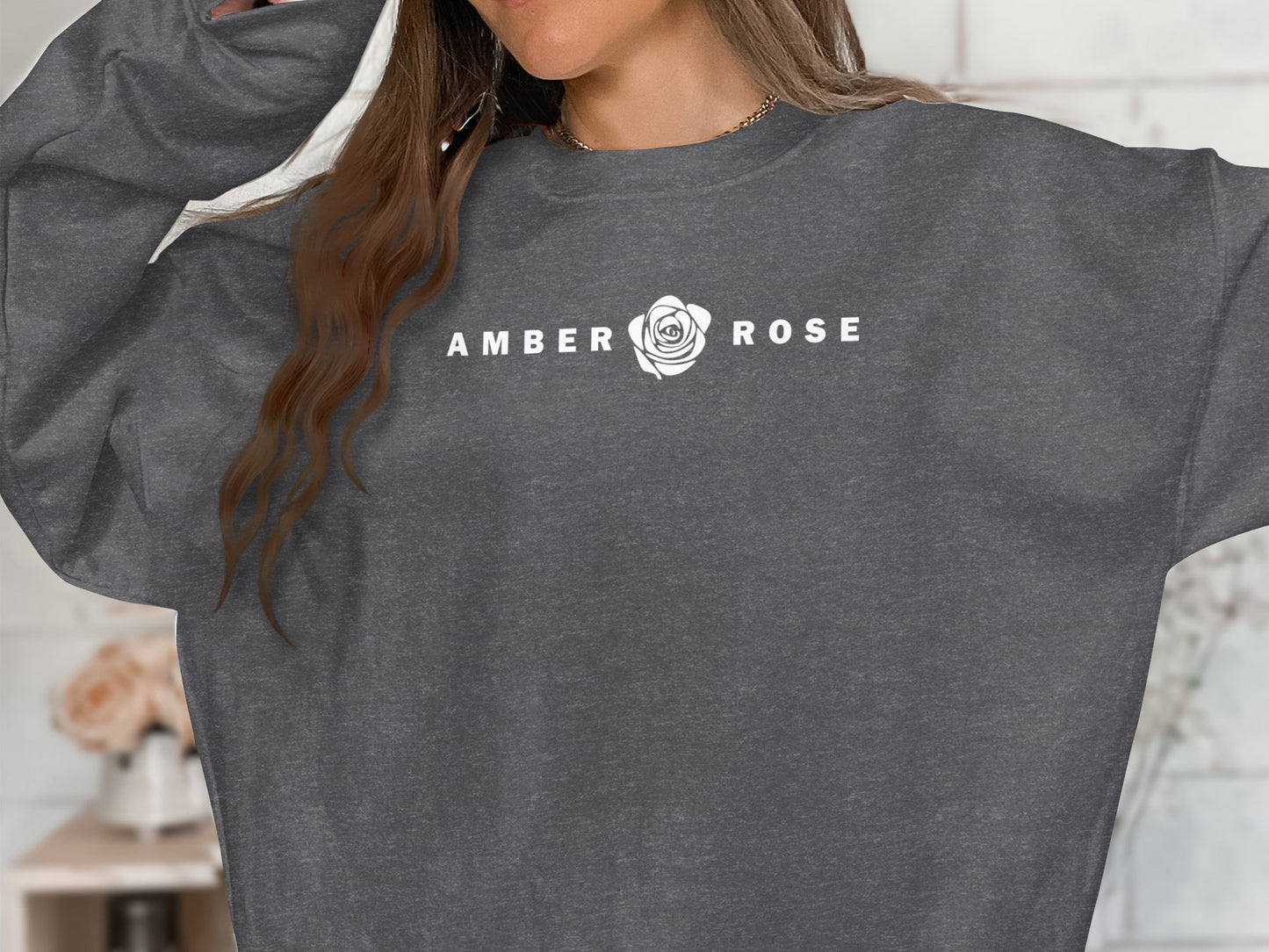 Amber Rose Sweatshirt Grey