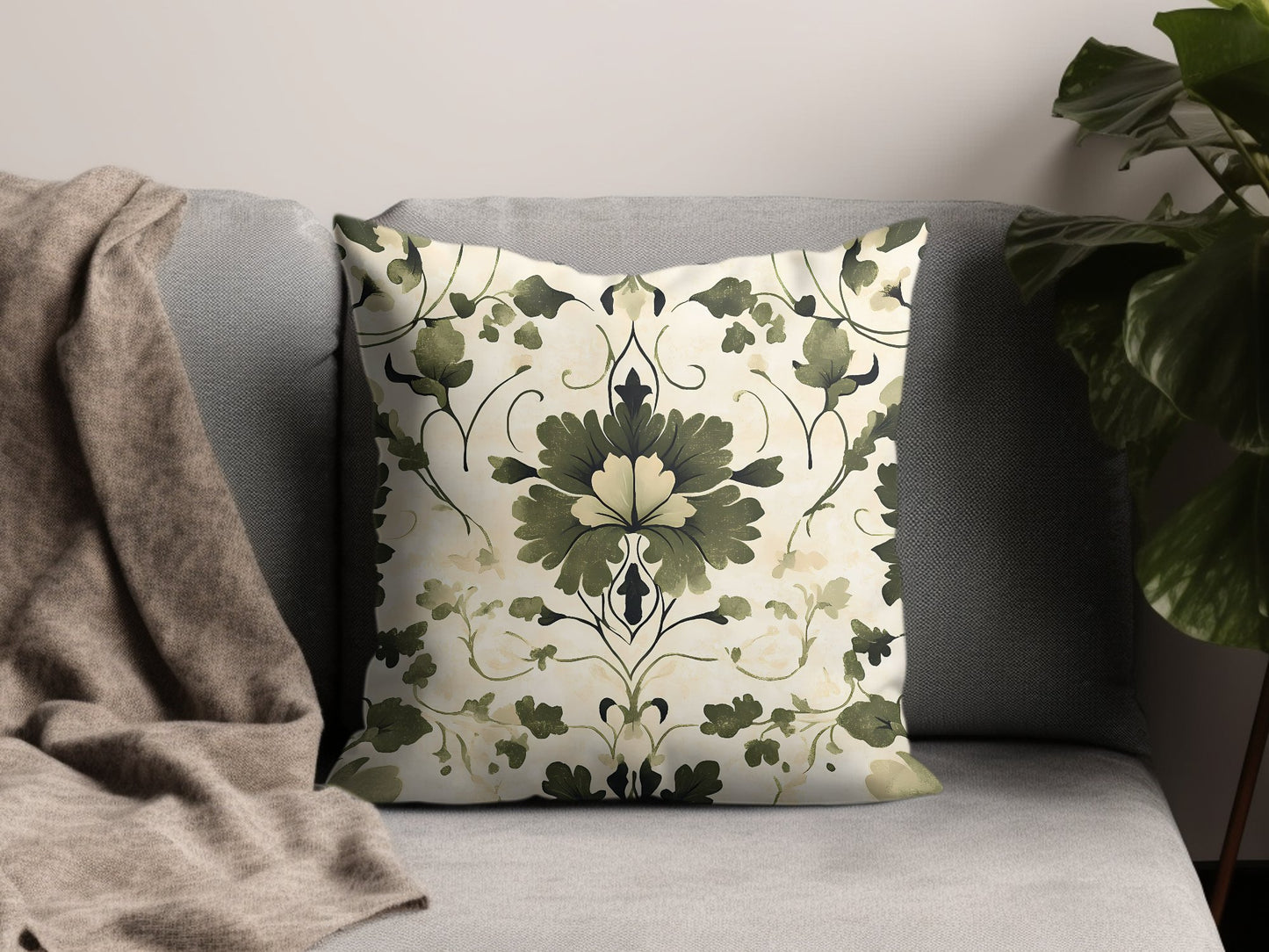 Add a touch of nature to your space with the Botanical Harmony cushion, offering a stunning plant design and durable fabric.