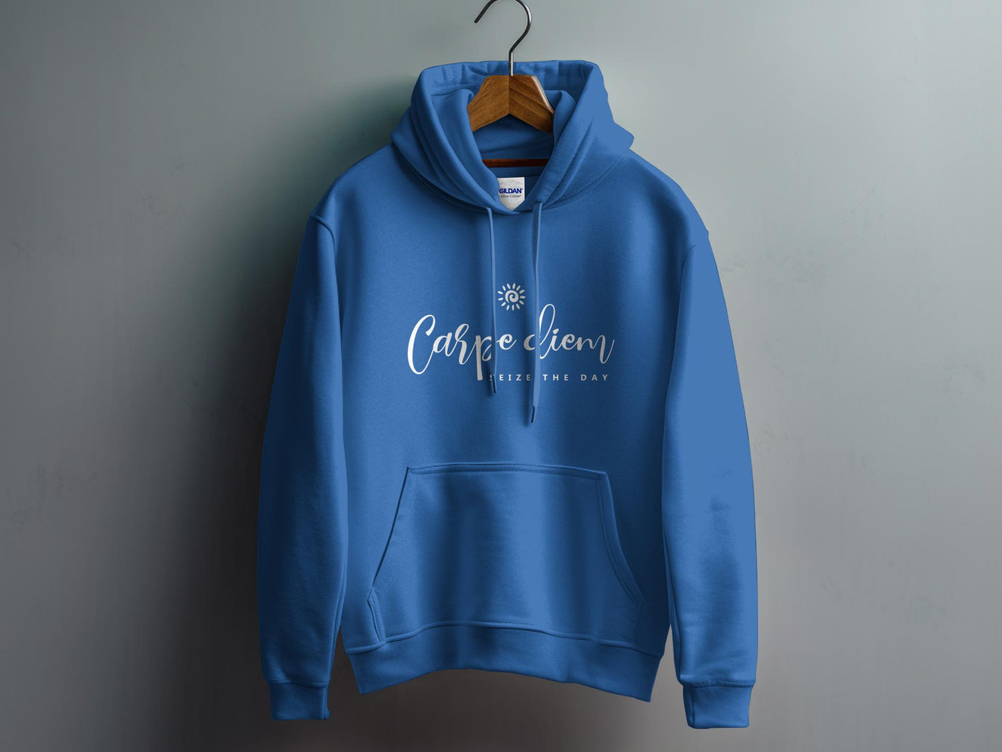 Carpe Diem Hoodie Royal