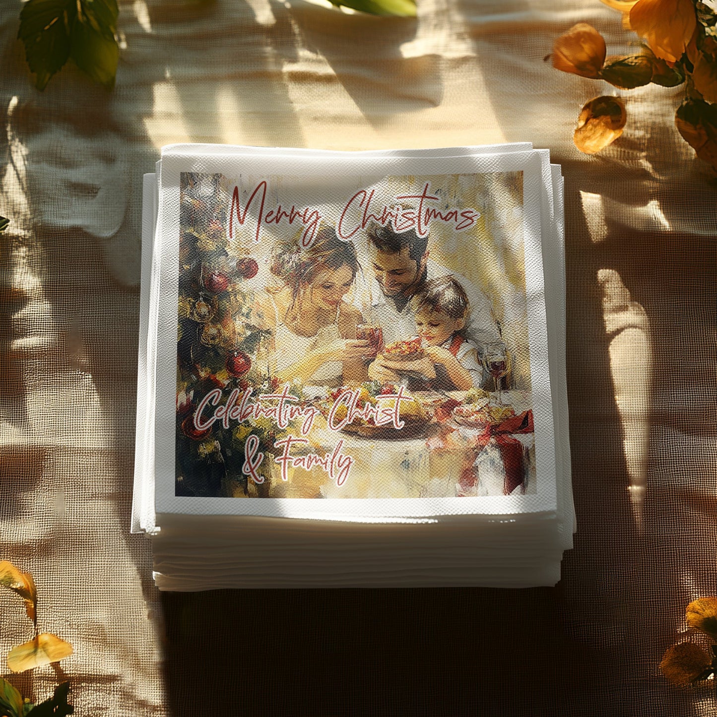 Celebrating Christ Christmas Napkins Image 4