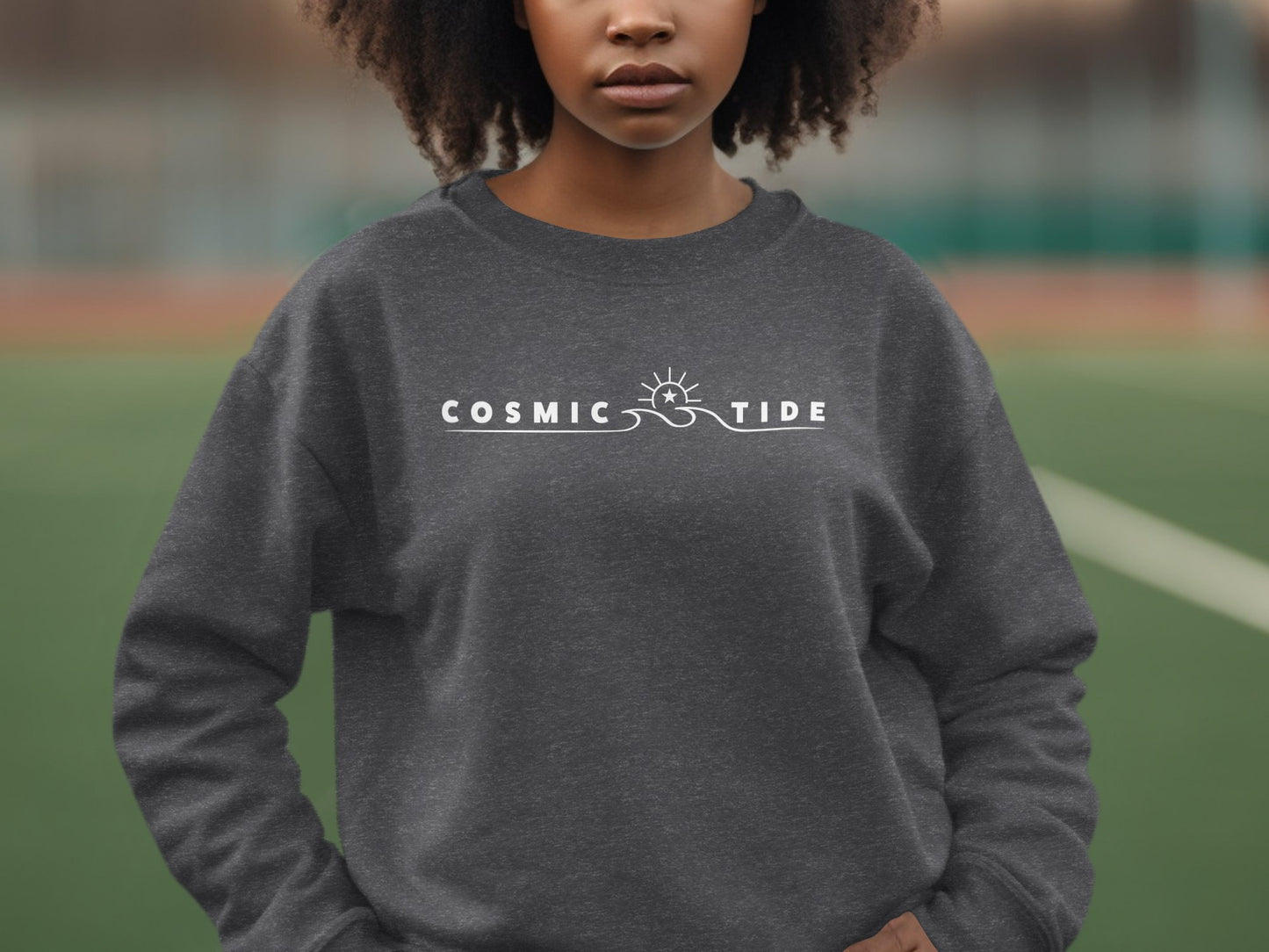 Cosmic Tide Sweatshirt Grey