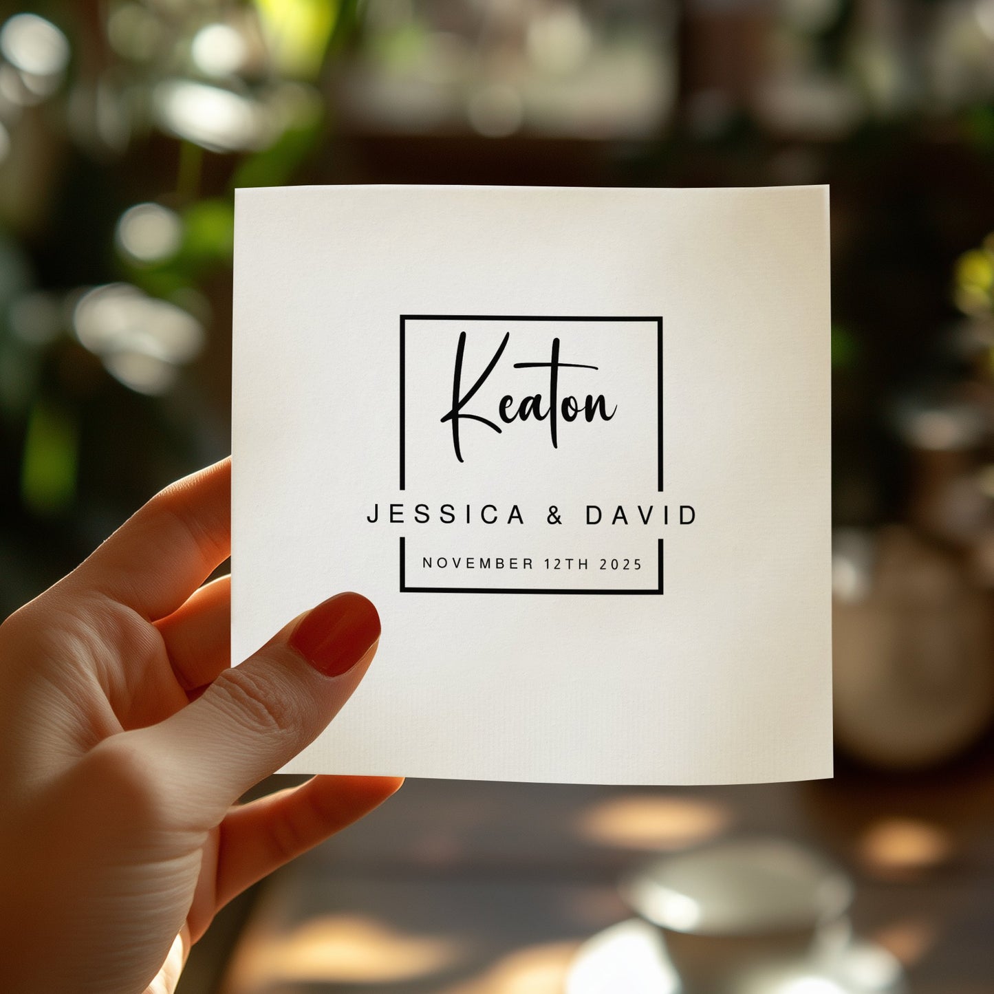 Elegant Custom Wedding Napkins Image 8