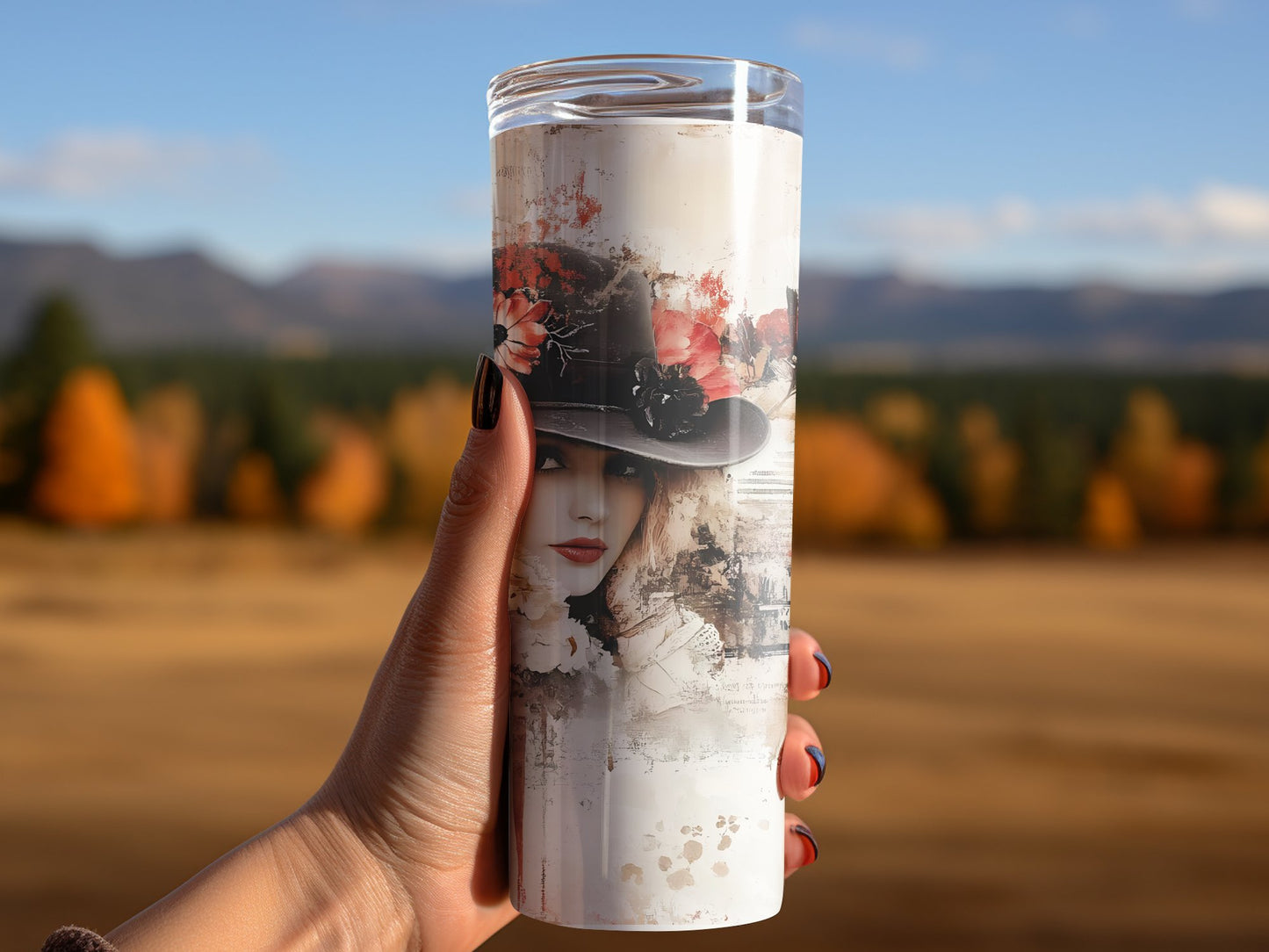 Elegant Lady Custom Tumbler Image 5