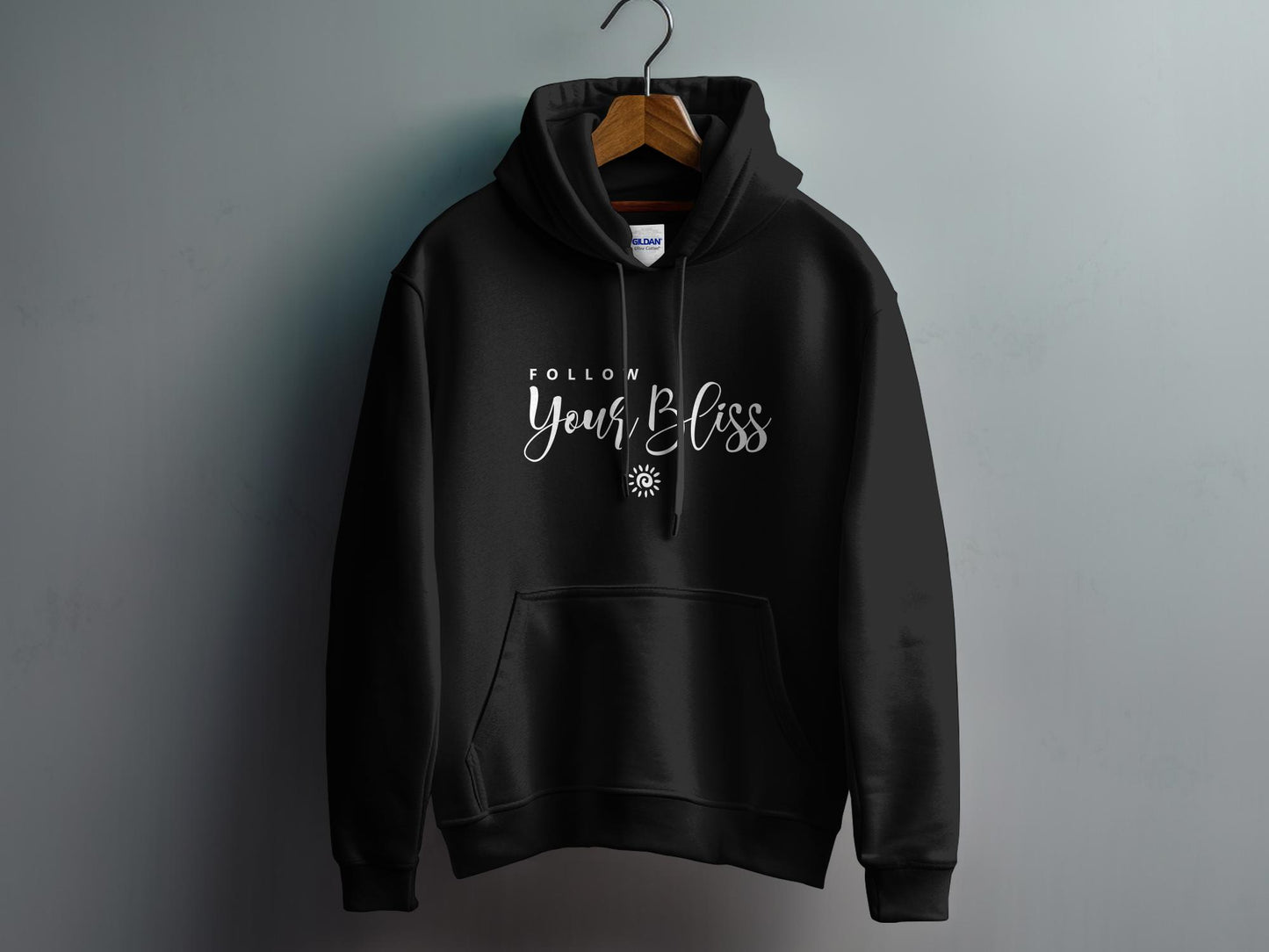 Follow Your Bliss Hoodie Black