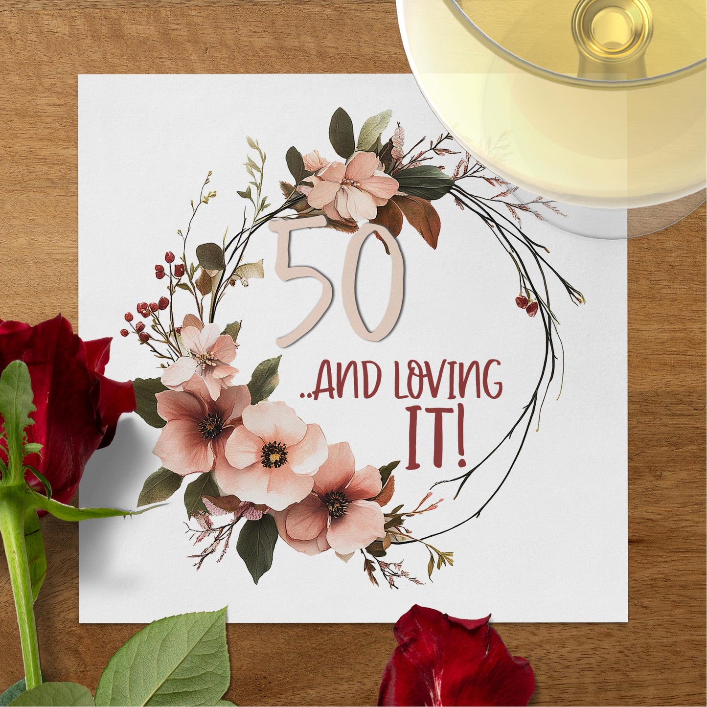 Unique custom birthday serviettes with a playful message, perfect for your celebration.