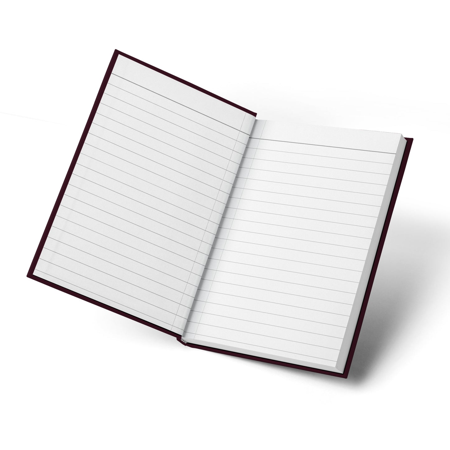 Open Paris self-care journal with smooth, lined pages, ideal for self-reflection, gratitude, and daily thoughts