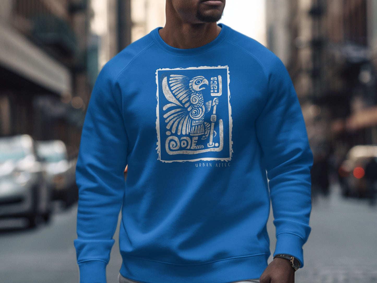 Urban Aztec Sweatshirt Edition 1 Blue