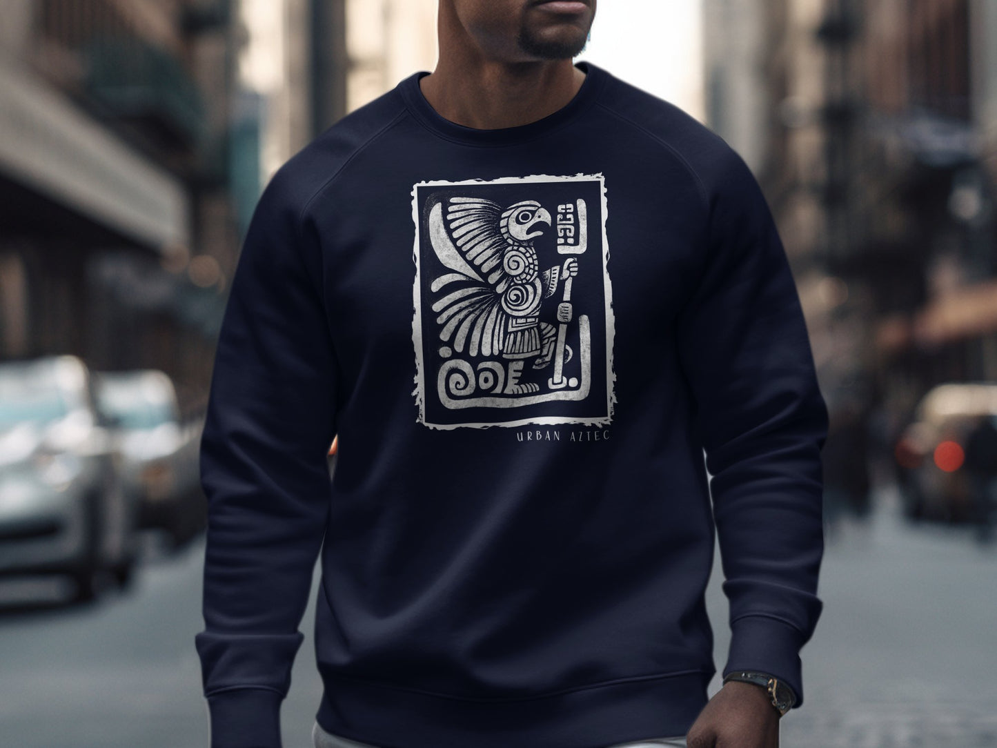 Urban Aztec Sweatshirt Edition 1 Navy