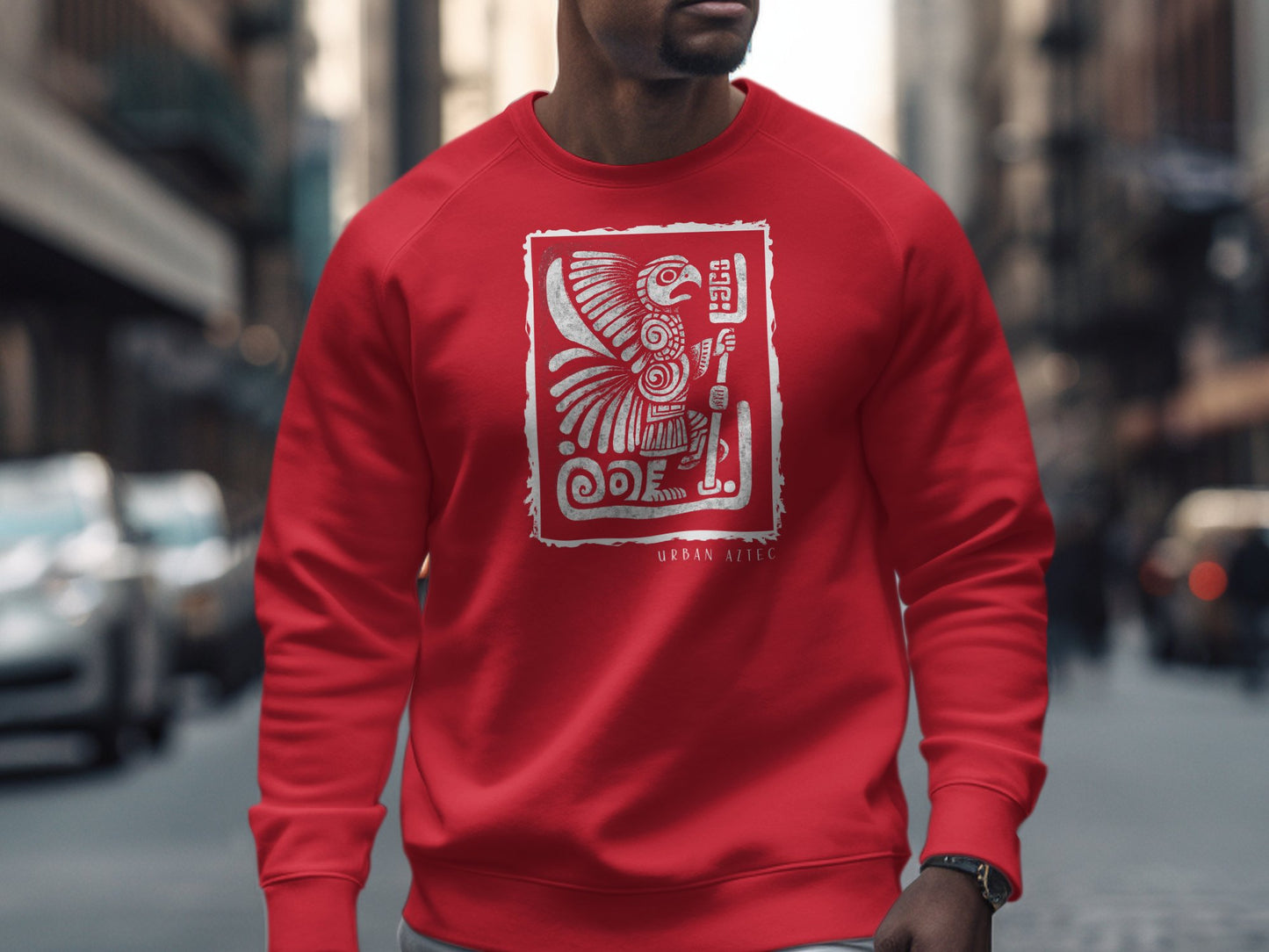 Urban Aztec Sweatshirt Edition 1 Red