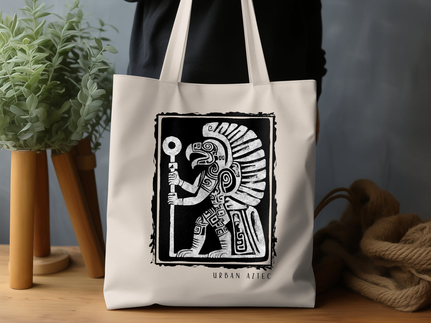 Urban Aztec Edition 3 carryall with striking design and lightweight cotton material for casual use.