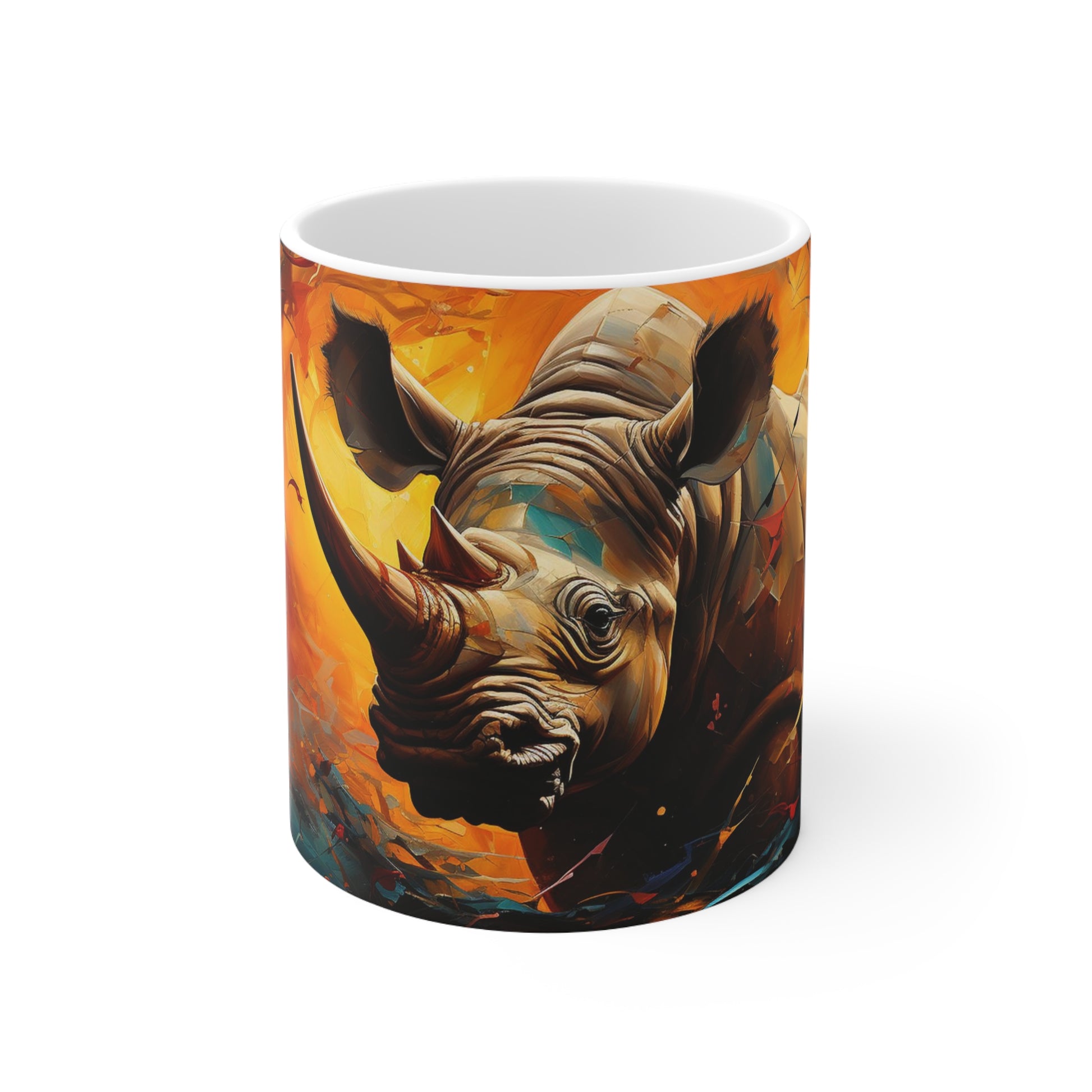 11oz ceramic coffee mug featuring wildlife designs, ideal for your morning cup of tea or coffee