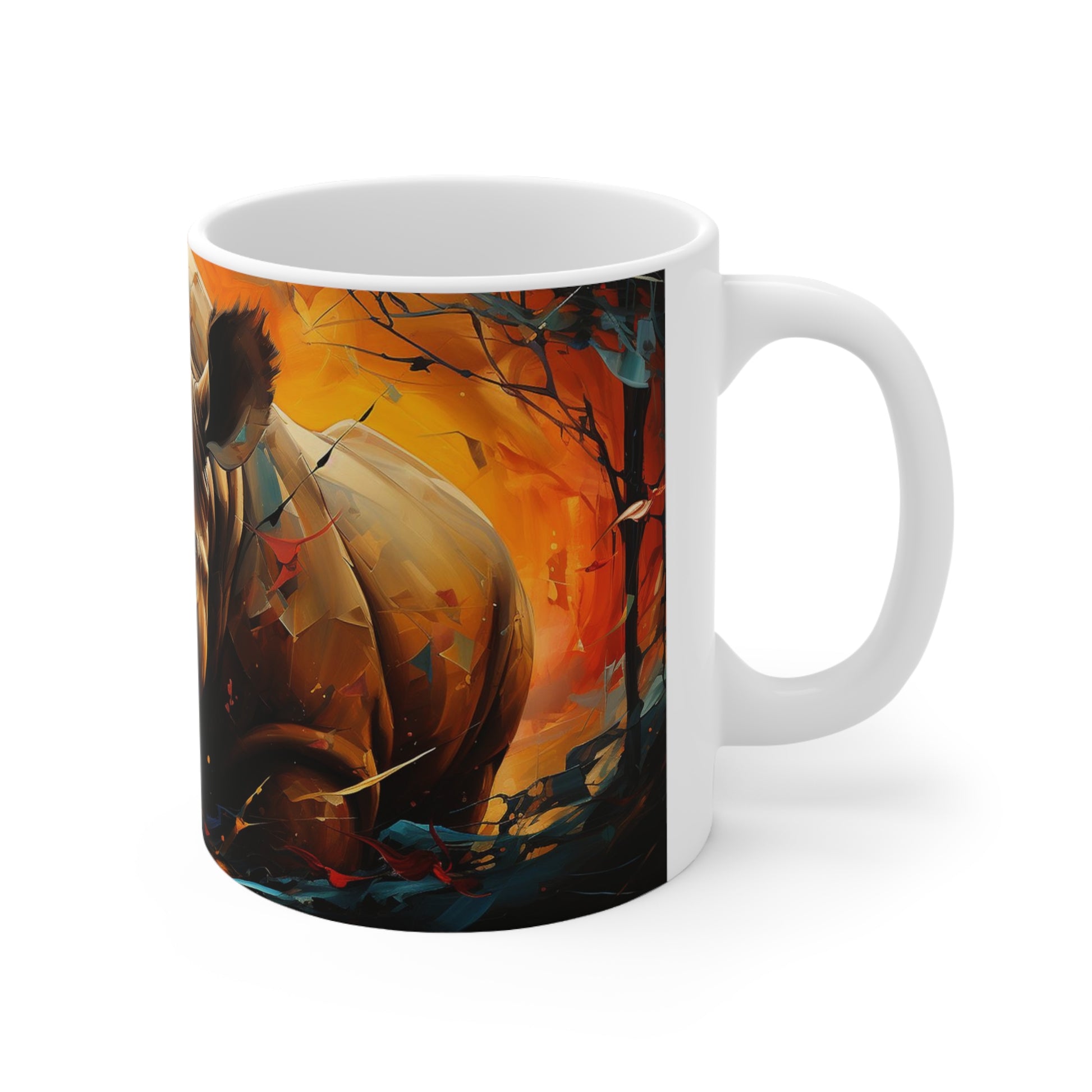 This African wildlife mug makes a bold statement and is perfect for your favourite hot beverages