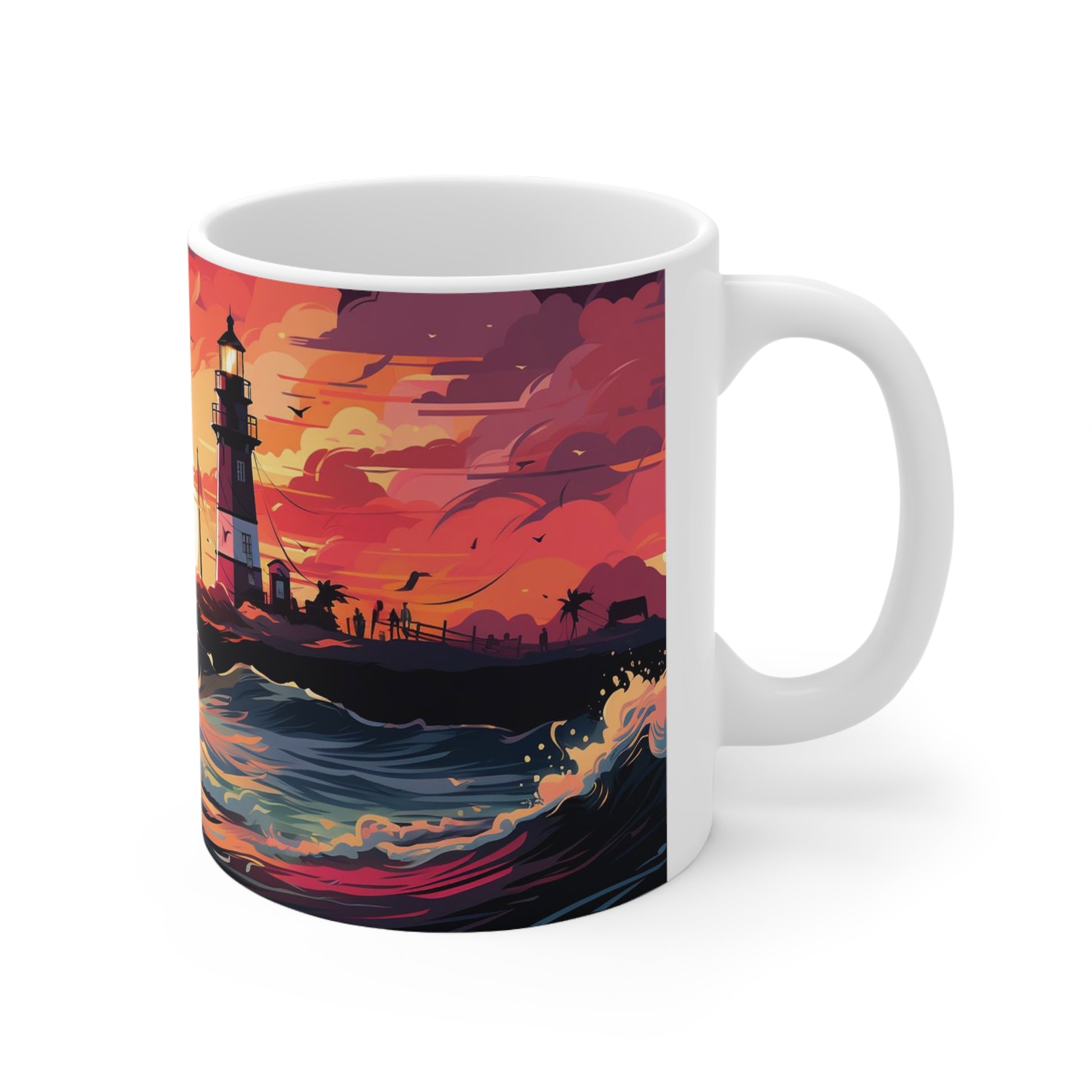 Pastel Lighthouse Mug Edition 2 Image 3