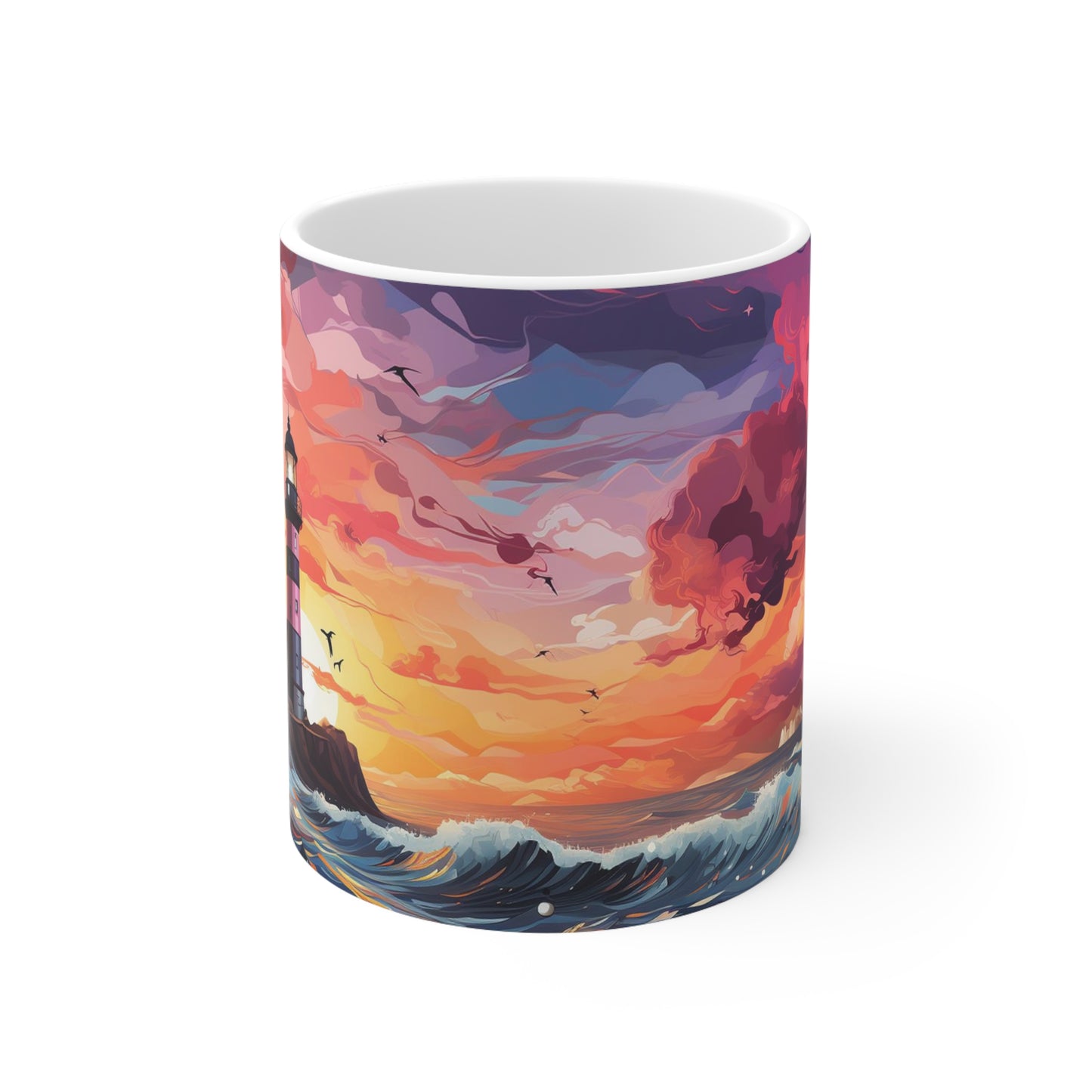 Pastel Lighthouse Mug Edition 6 Image 2