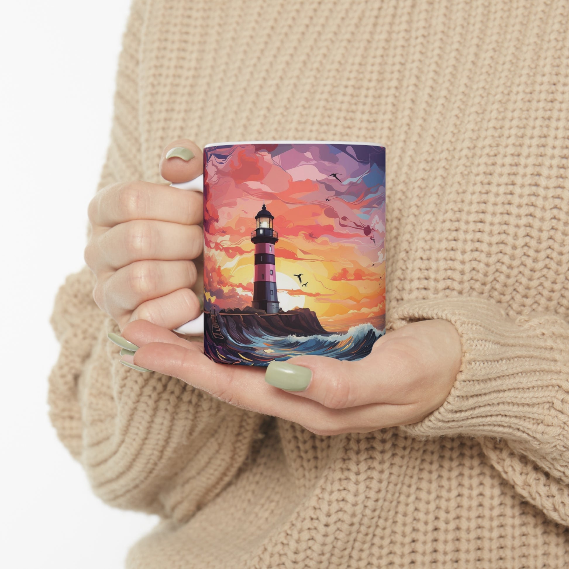 Pastel Lighthouse Mug Edition 6 Image 5