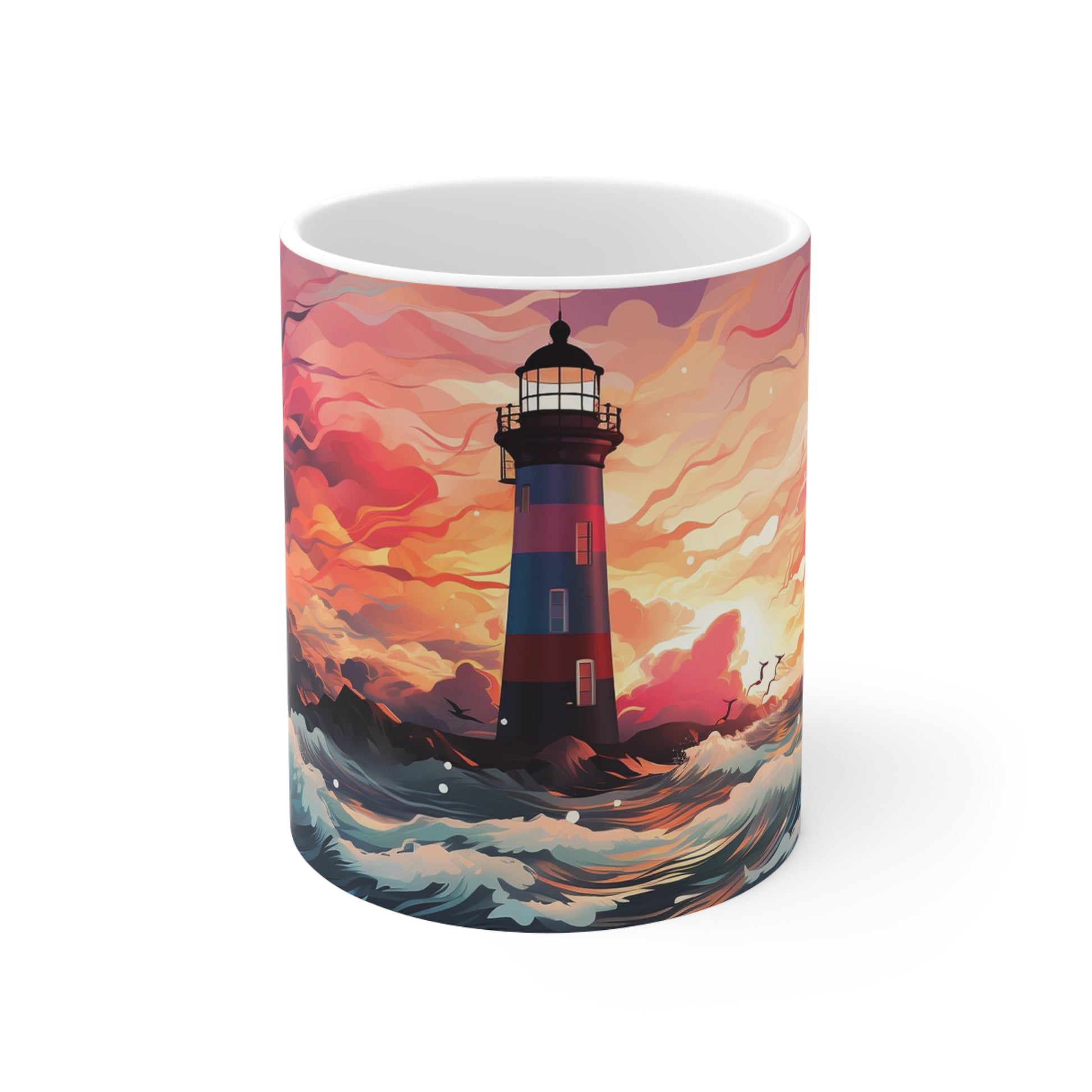 Pastel Lighthouse Mug Edition 7 Image 2