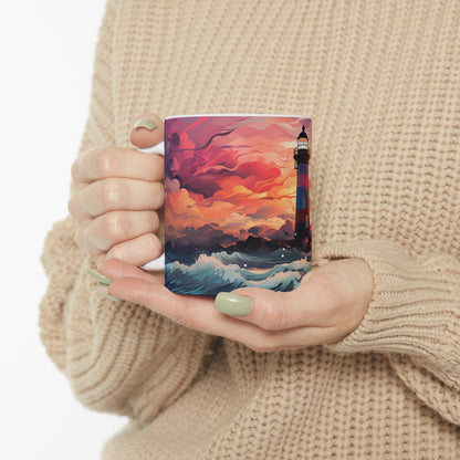 Pastel Lighthouse Mug Edition 7 Image 5