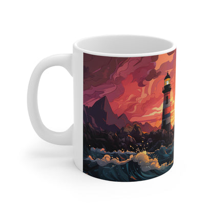 Pastel Lighthouse Mug Edition 8 Image 1