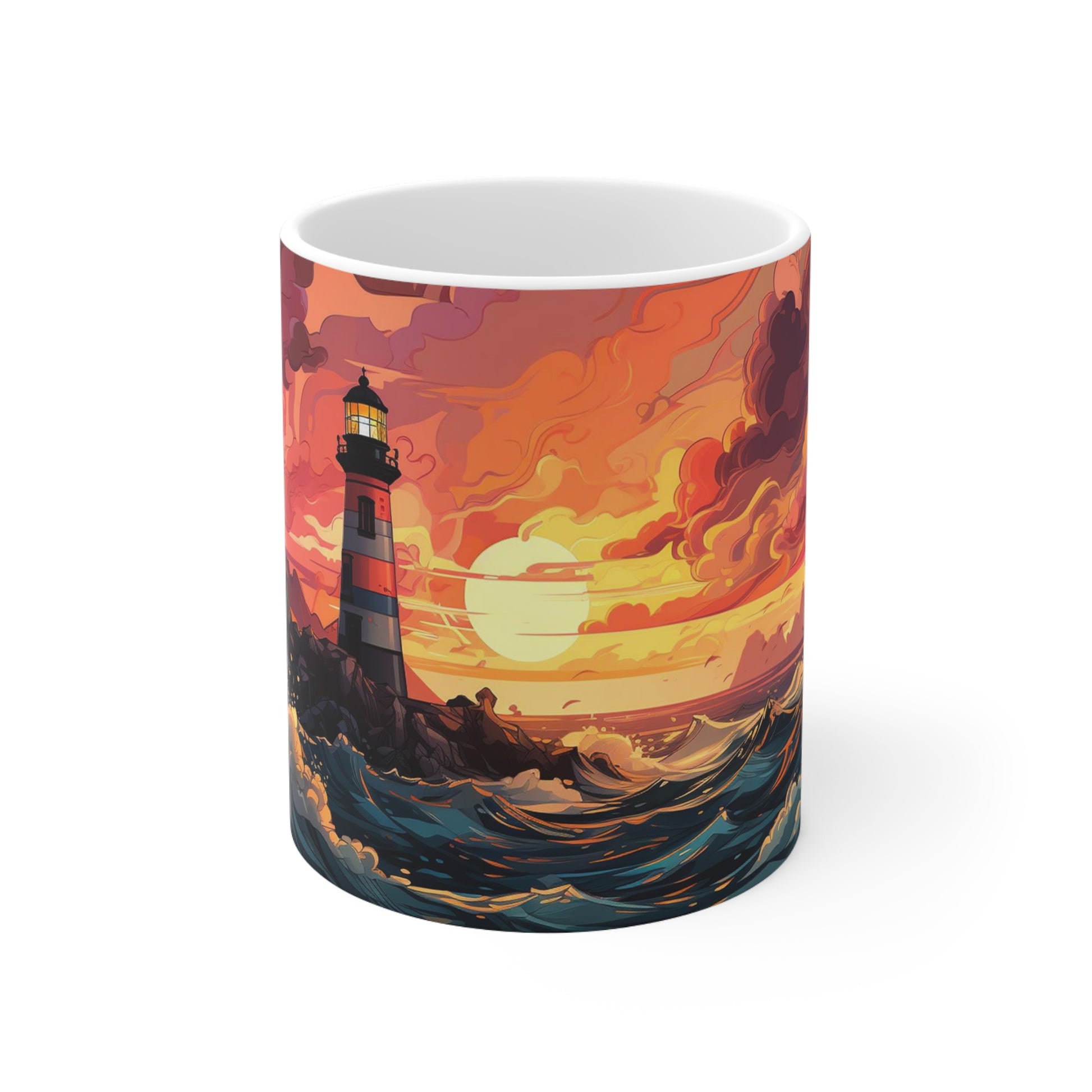 Pastel Lighthouse Mug Edition 8 Image 2