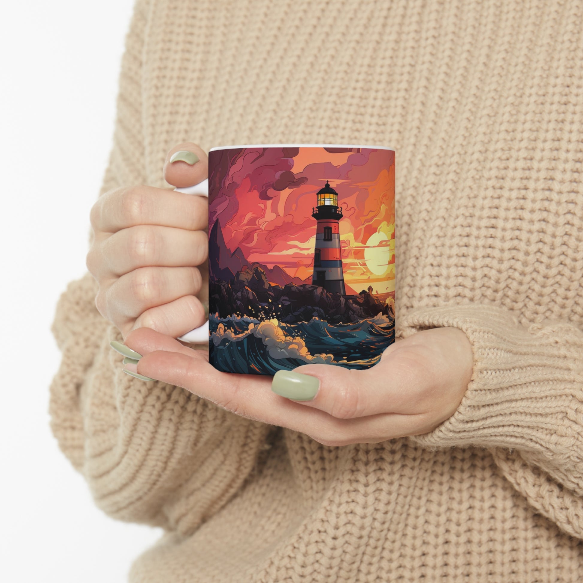 Pastel Lighthouse Mug Edition 8 Image 5