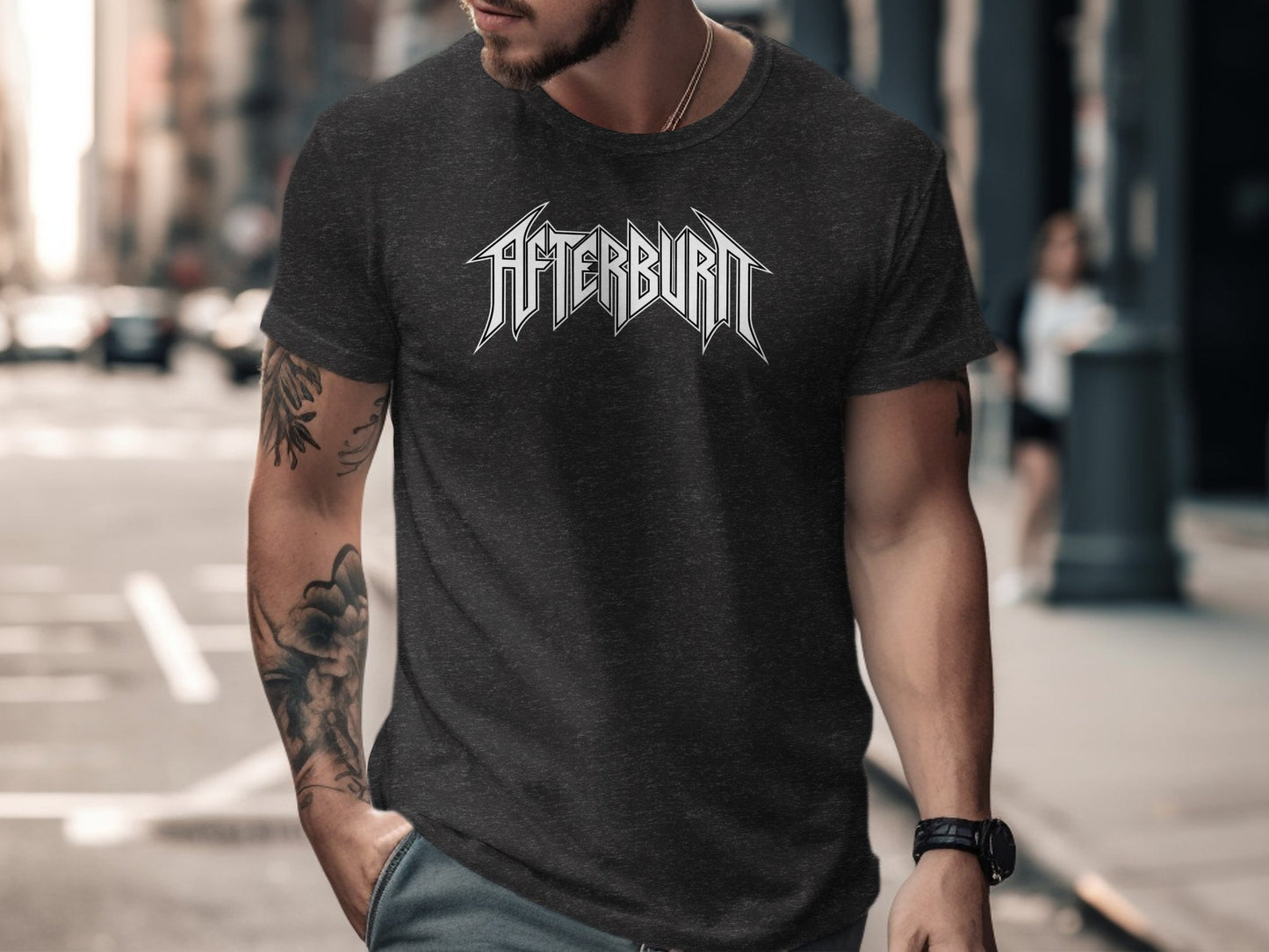 Afterburn T-Shirt in charcoal heather – soft and breathable with a modern fit and clean finish.