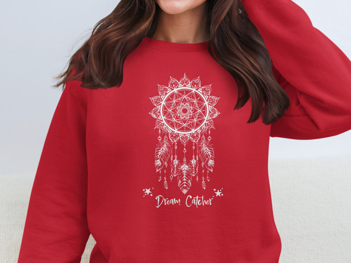 Dream Catcher Sweatshirt – Boho Dreamcatcher Graphic | Vogue Art 