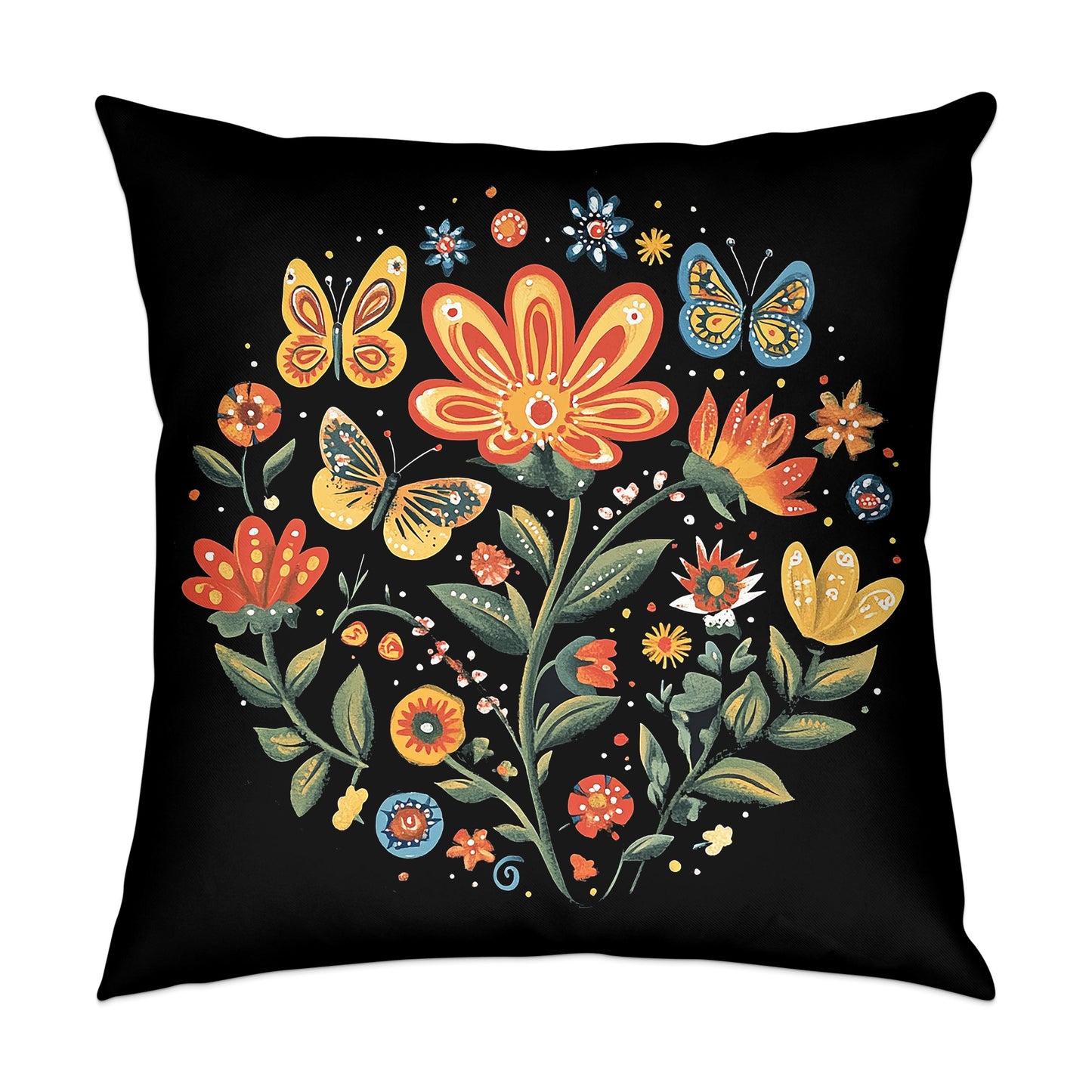 Add natural beauty to your sofa or chair with the Floral Nature cushion featuring double-sided floral artwork.
