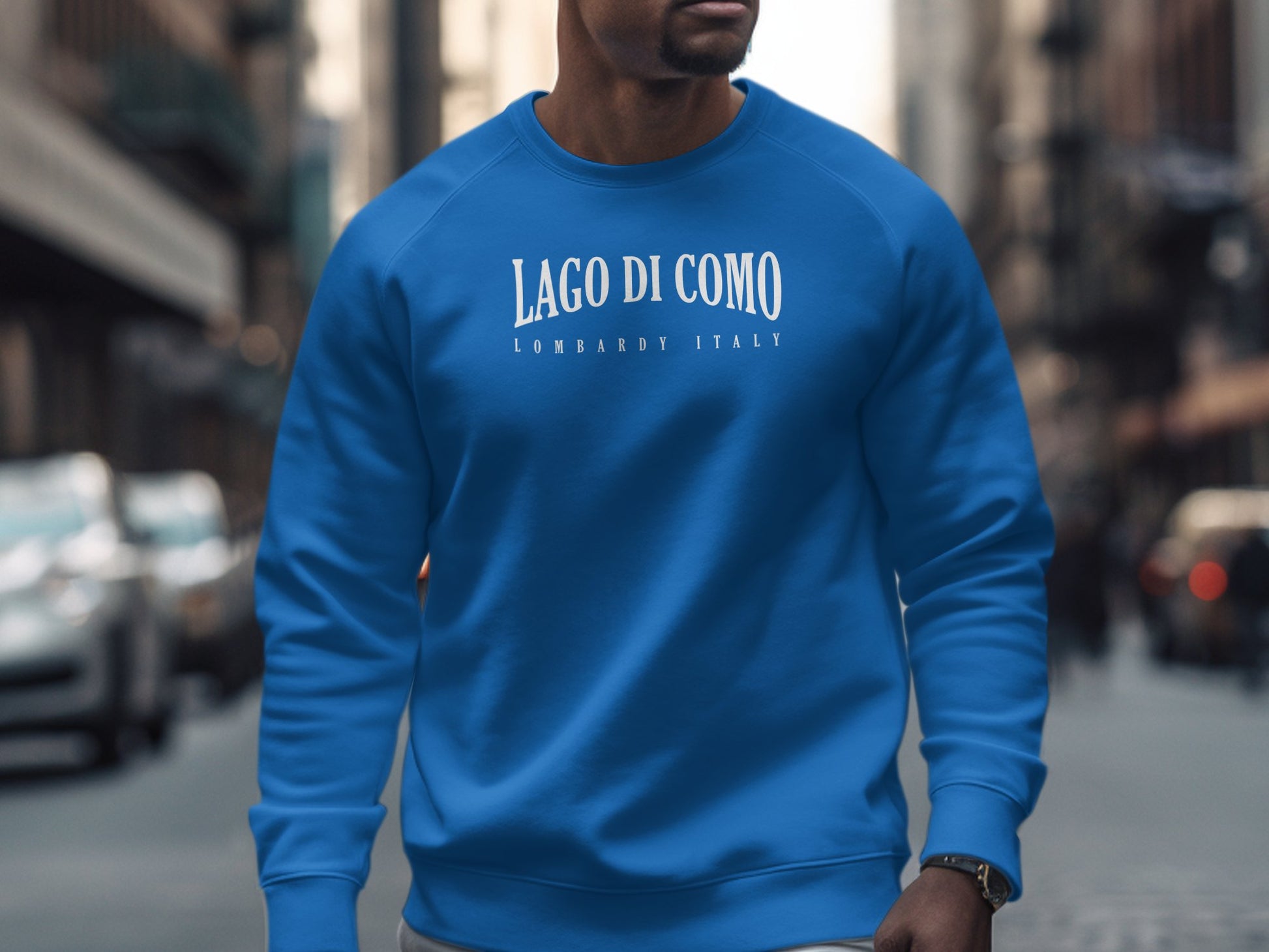 Lago di Como Sweatshirt Blue