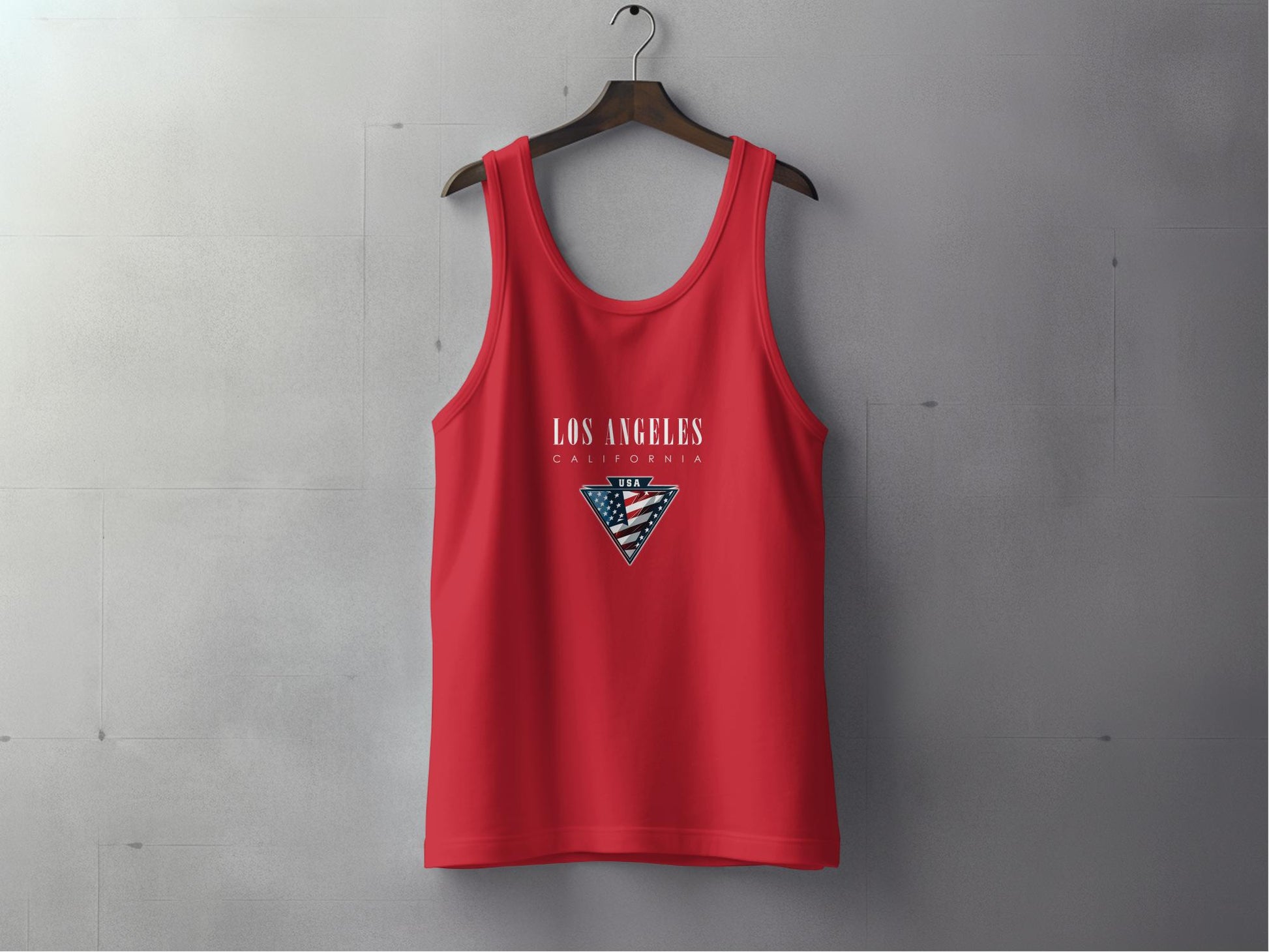 Los Angeles Tank Top Red