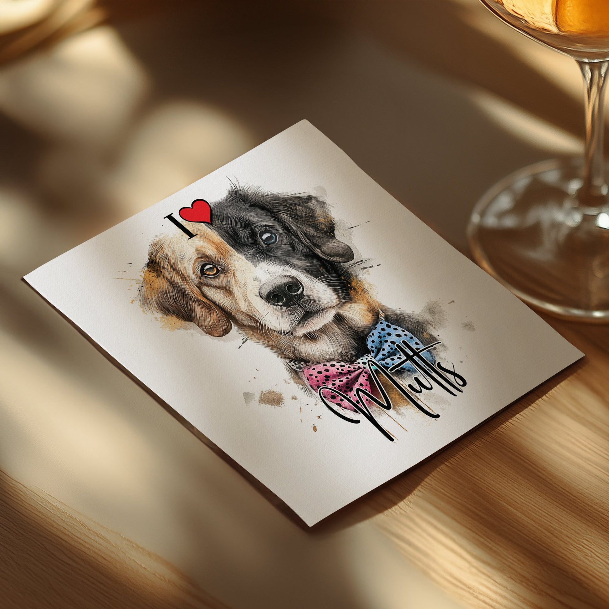 Playful mutt design napkins, great for any celebration with a pet or dog-loving crowd.