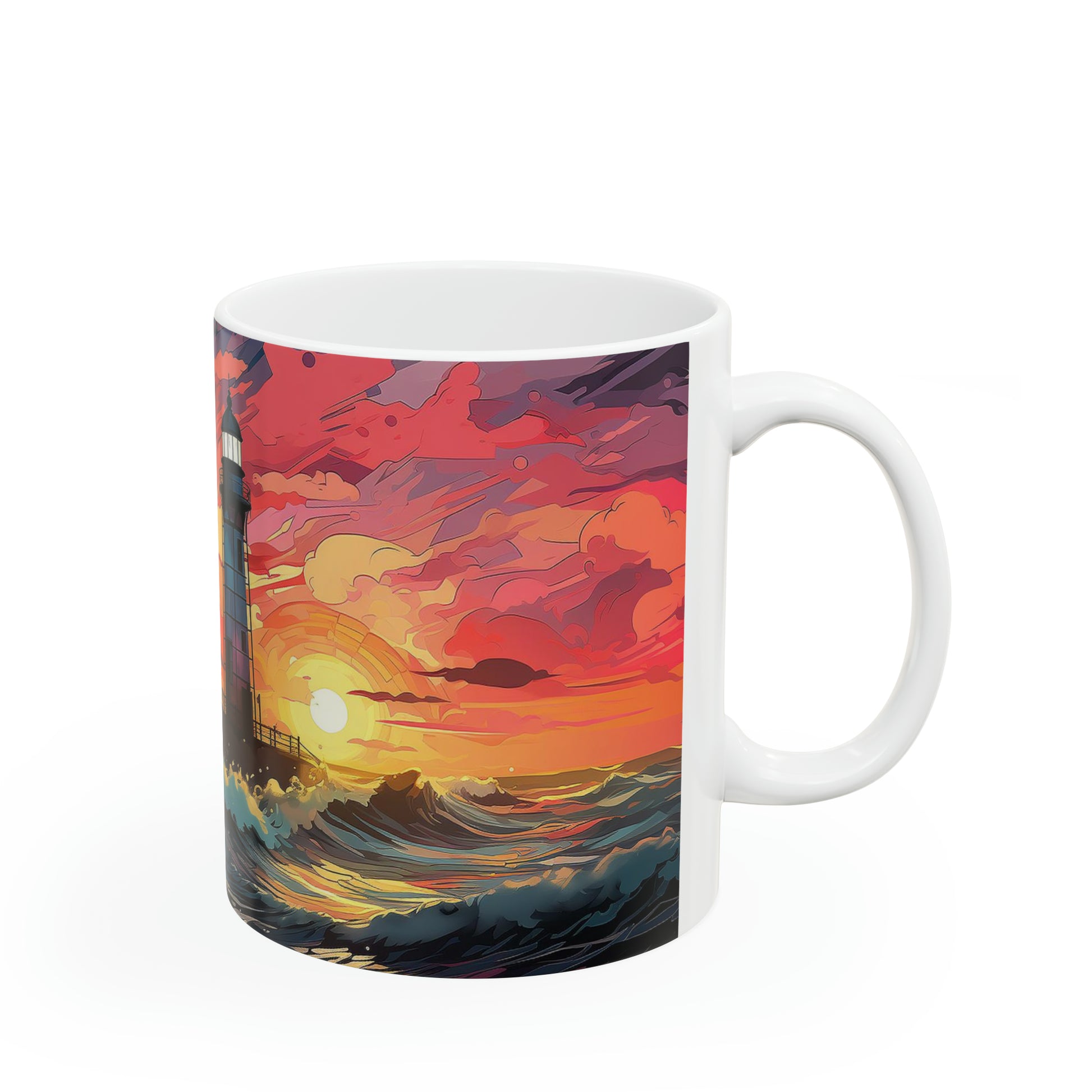 Pastel Lighthouse Mug Edition 1 Image 3