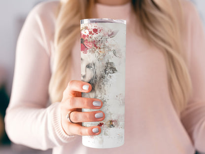 Stunning Woman Custom Tumbler Image 3