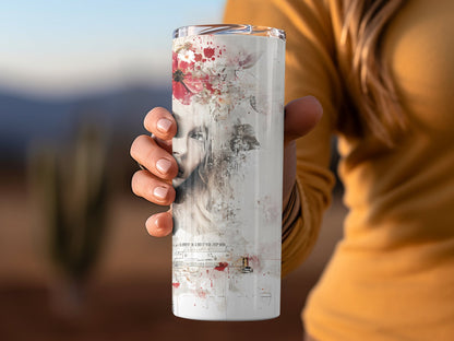 Stunning Woman Custom Tumbler Image 4