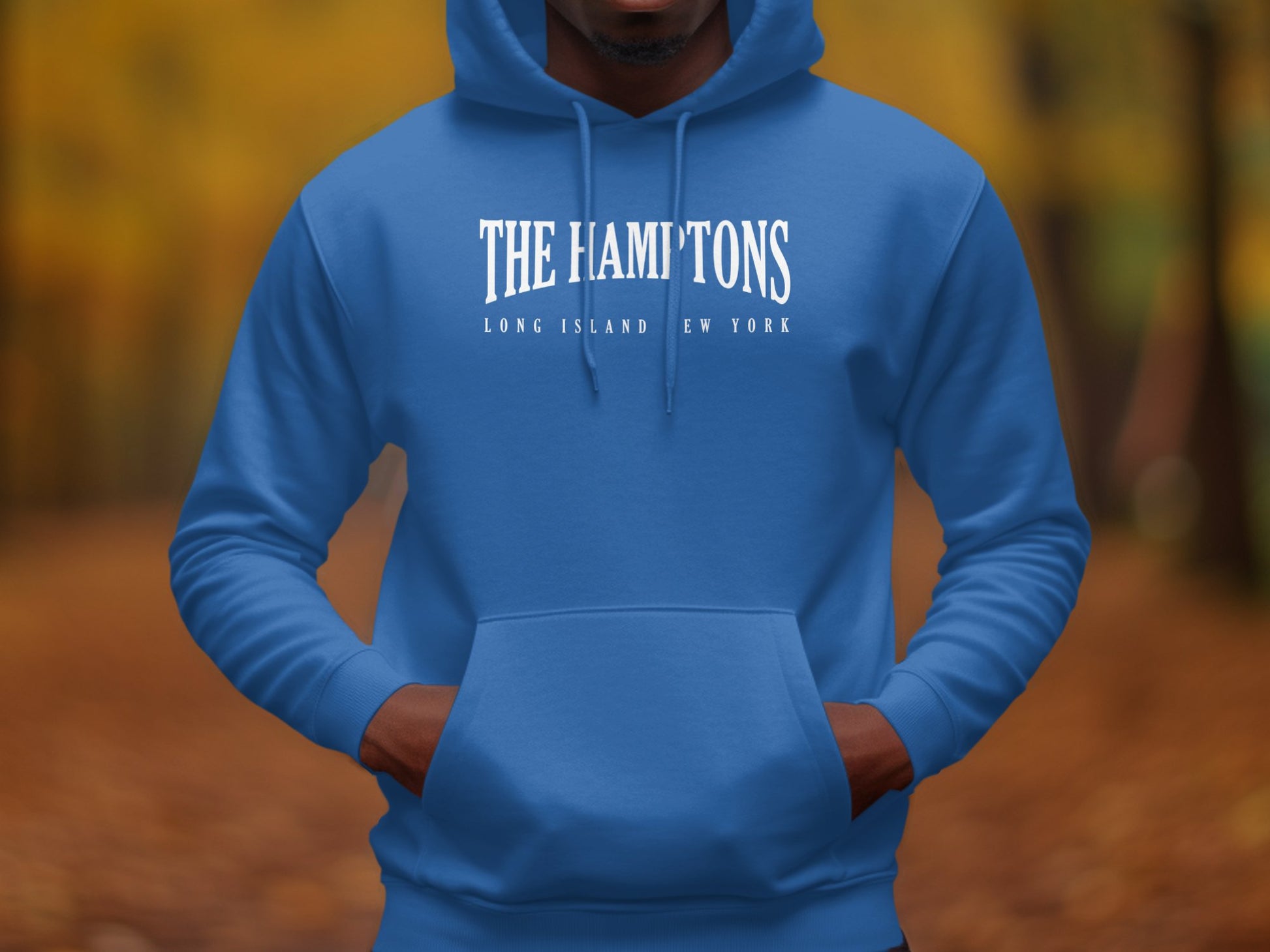 The Hamptons Hoodie Blue