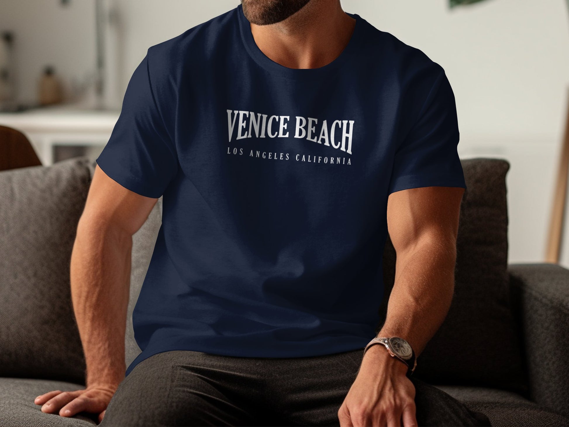 Venice Beach T-Shirt Navy