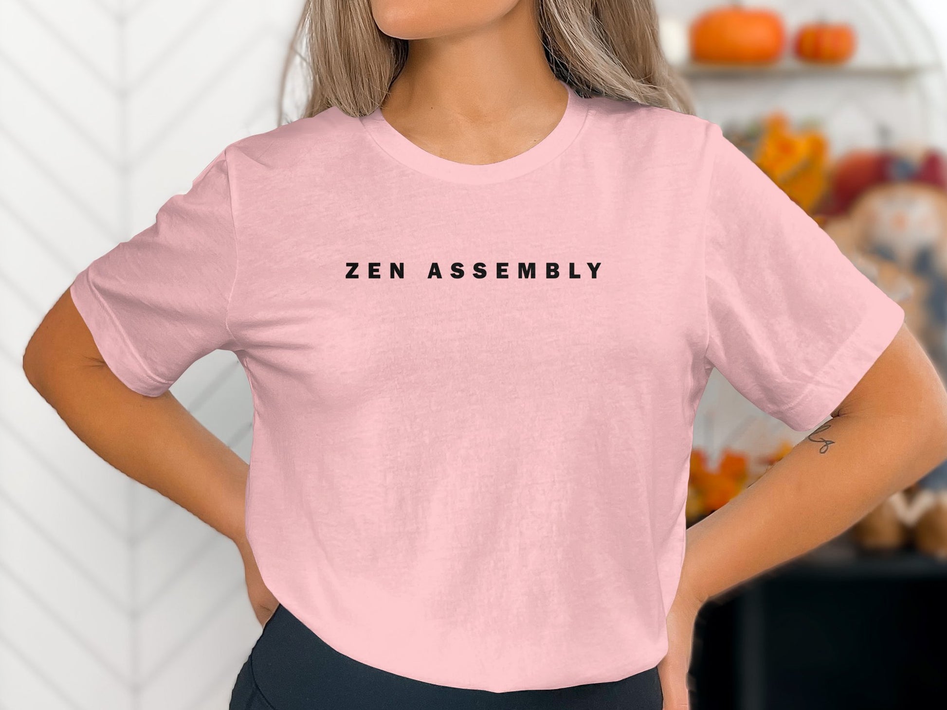 Zen Assembly T-Shirt in pink – soft cotton, relaxed fit, and a stylish colour for effortless daily wear.